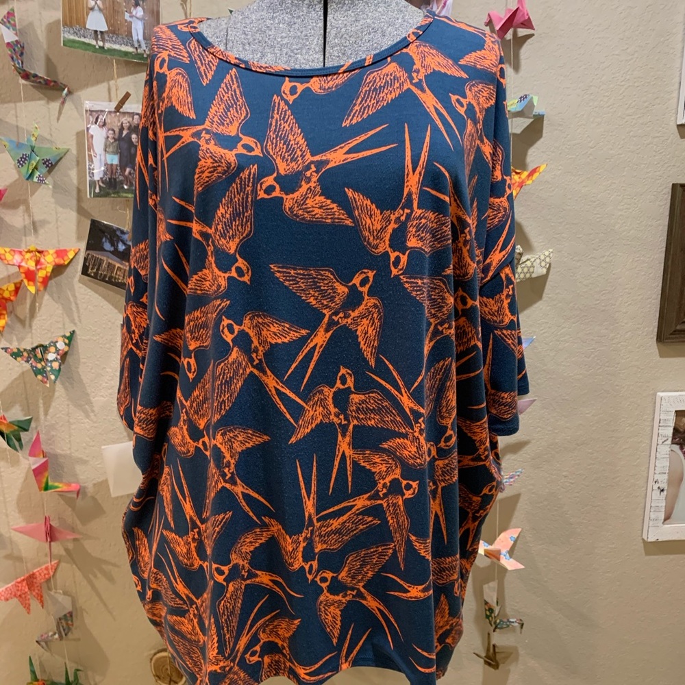 LuLaRoe Put A Bird On It Tunic
